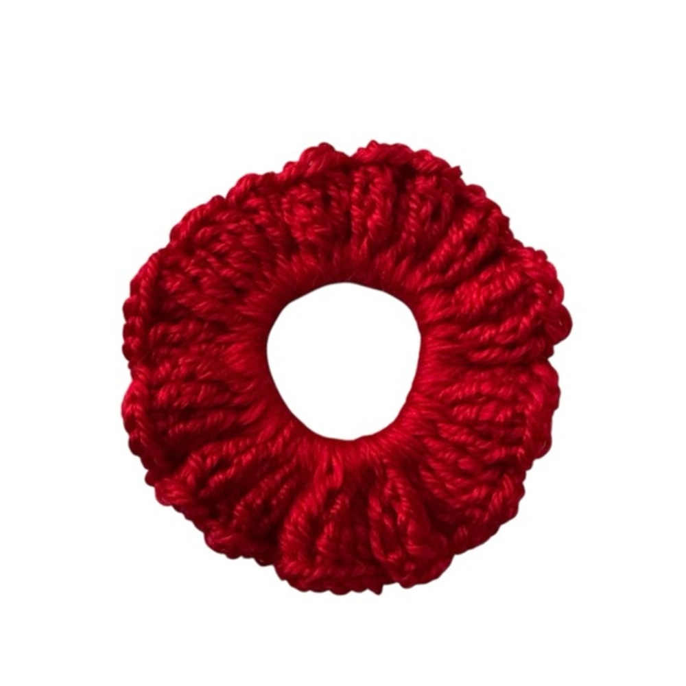 Elegant Red Hair Scrunchie
